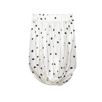 Irregularly Patterned Short Skirt With A Pleated Design