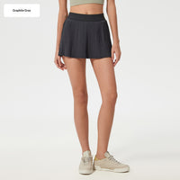 Quick-drying Breathable High-waisted Pleated Skirt For Fitness And Yoga