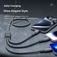 One-to-three Super Fast Charge Data Cable