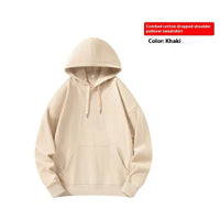 330g Autumn Full Terry Round Neck Sweater For Men