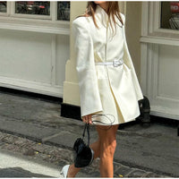 Women's Fashionable Solid Color Sleeve Jacket