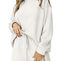 Autumn New Arrival Fashionable Simple All-Match Textured Set