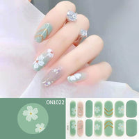 Laser Bronzing Flower Butterfly Nail Sticker