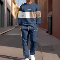 Fashion Simple Printing Sports Leisure Men's Suit