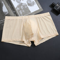 Fashion Ice Silk Ultra-thin Men's Boxer Briefs