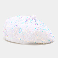 New FallWinter Sequined Trendy Versatile Personalized Pumpkin Hat For Women
