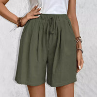 Ice Silk Wide-leg Shorts Casual And Versatile