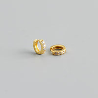Light-luxury Zircon Hoop Earrings For Women