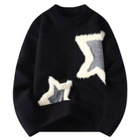 Mens And Womens Cozy Loose-fitting Knit Base Layers For Couples