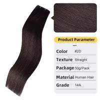Second Generation Hand-knitted Hair Weft White Hair Extension Braid Real Hair