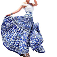 Spring New Fashion Print Beach Skirt