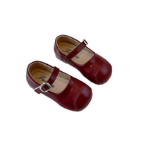 Simple And Versatile Leather Shoes For Little Girls