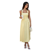 Elegant And Fashionable High-waisted Slip Dress For Women