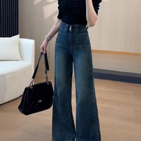 Flared Jeans For Women A-line Style, Autumn