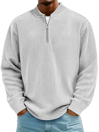 Digital Print Casual Sports Men's Zip-up American Retro