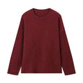 Loose-fitting Solid-color Casual Warm Sweater