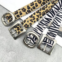 Leopard Print Snake Print Belt New Simple Style Waist