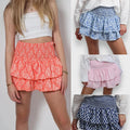 New Skirt Casual Smocking Cake Stripe Printing