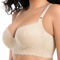 Women's Plus Size Lace Traceless Sexy Underwear Push Up Breast Holding Anti-sagging