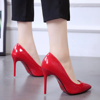 Women's Shoes Spring Nude Stiletto Heel Pointed High Heels