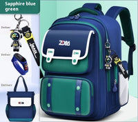 Schoolbag Boy Elementary School Students Three Four To Six Grade