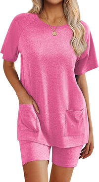 Breathable Home Sportwear Casual Slimming Two-Piece Set