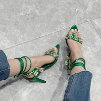Women's Cold Noodles With Sesame Sauce Stiletto Heels Low