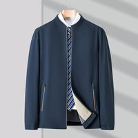 Men's New Fashion Polo Collar Business Jacket Coat