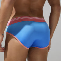 Men's Triangle Gradient Printing Ice Silk Leggings