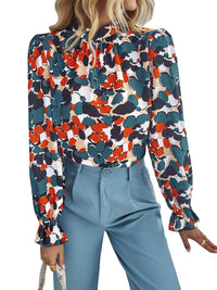 Printed Top Casual Vacation Shirt Fashion Women's Wear