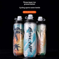 Insulated Road Bike Portable Large Capacity Insulated Water Bottle