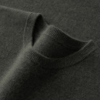 Cashmere Sweater Men's Low Round Neck Business Casual Cashmere Sweater