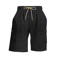 Mens Corduroy Multi-Pocket Shorts For Sports