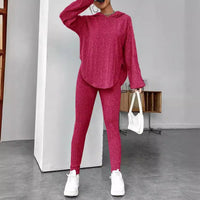 Relaxed Hooded Stylish And Chic Pants Set