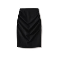 Womens High-waisted Figure-flattering Skirt With A Slit