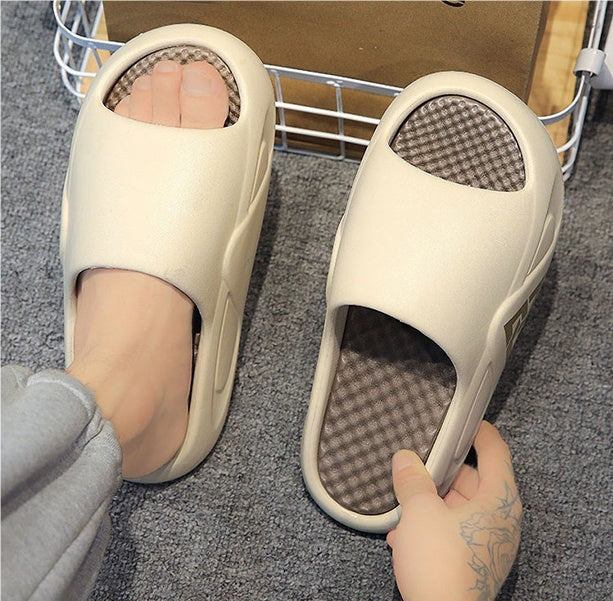 Material Thickening Men's Slippers Summer Outerwear Height Increasing Flip Flops Men Wholesale