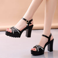 Summer New Women's High Heel Sandals
