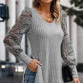 Loose-fitting Long-sleeve T-shirt With A Round Neckline