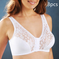 Europe And America Front Button Sports Bra Plus Size Steelless Underwear