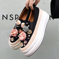 Spring Korean Style Platform Shoes For Women's Outer Wear