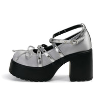 Womens Chunky-sole Mary Jane Shoes
