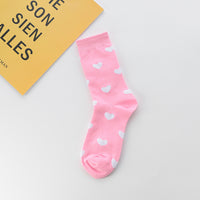 Women's Autumn And Winter Colorful Love Long Socks