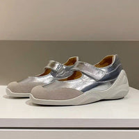 Fashion Sports Ballet Girl Thick Bottom Velcro Mary Jane Niche Leisure Pumps