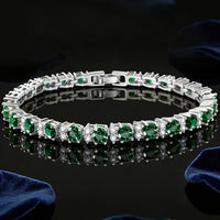 Womens Fashionable Light-Luxury Gold-Plated Zircon Bracelet