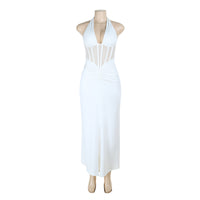 Elegant Backless Quality Banquet Gown