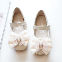 New Princess Casual Flat Rhinestone Dress Flower Girl Shoes