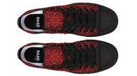 Fashion Printed Couple High Top Canvas Shoes