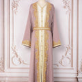 Muslim Women's Wear Beaded Two-piece Set Dress