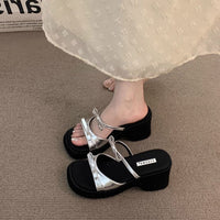 High Heels, Stunning Sandals, Fairy Shoes, Summer Sponge Sole, Roman Shoes, Women's Slippers