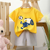 Short-sleeved Cotton Shorts Exercise Homewear Suit